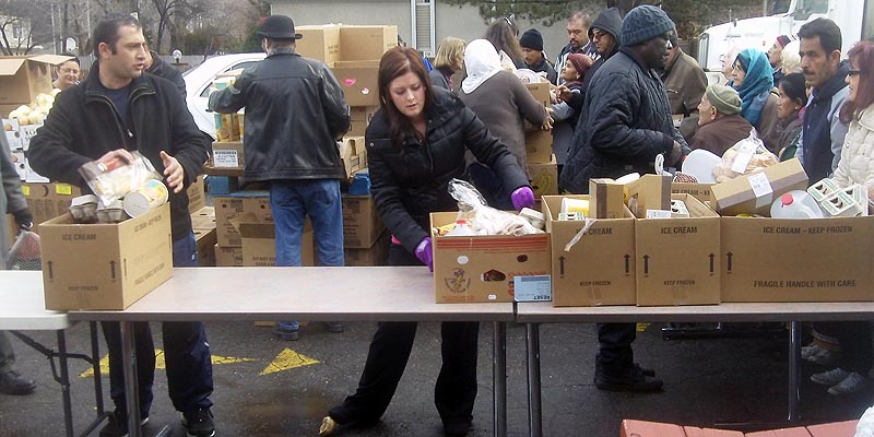 Manna Market Food Justice Outreach Thursdays - Snow, Rain, Sleet, or Heat! MOSAIC Manna Market Food Justice Programs (M/T/W/Th)