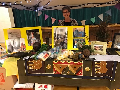 Christy Blodgett, MOSAIC Angel at MOSAIC Display Table Utah Community Outreach