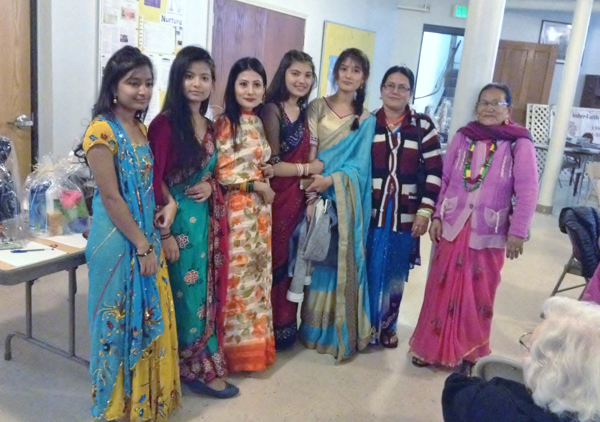 Hindu Dancers Support for MOSAIC Agency Forest of Support Fundraiser Dancers