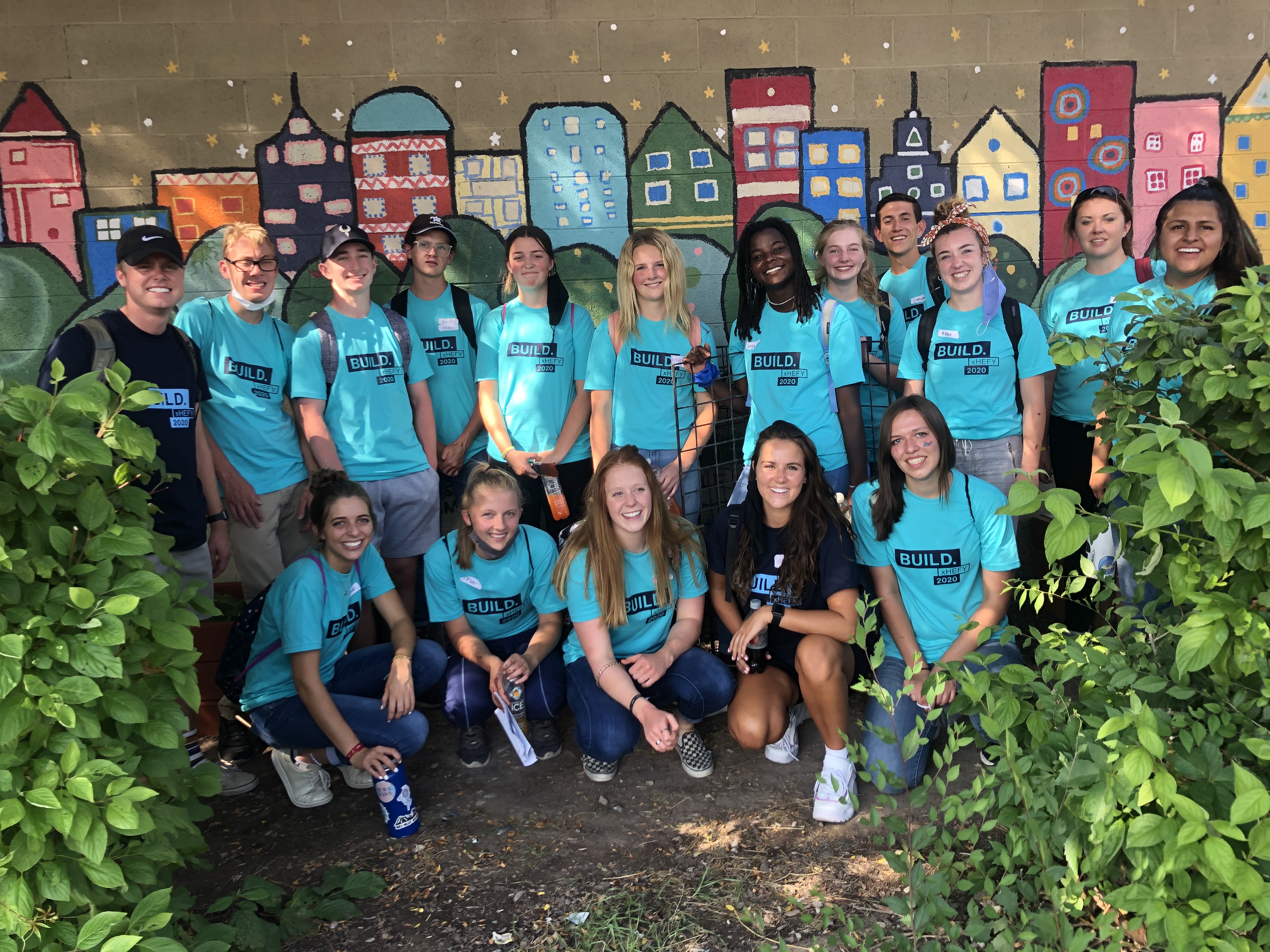 2020 Service @ MOSAIC - HEFY Painting Shade Structure, Benches & Picnic Tables Humanitarian Experience For Youth @ MOSAIC 2020
