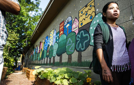 Mary's Garden Open 24 Hours @ MOSAIC on South Side of Building Mary's Garden