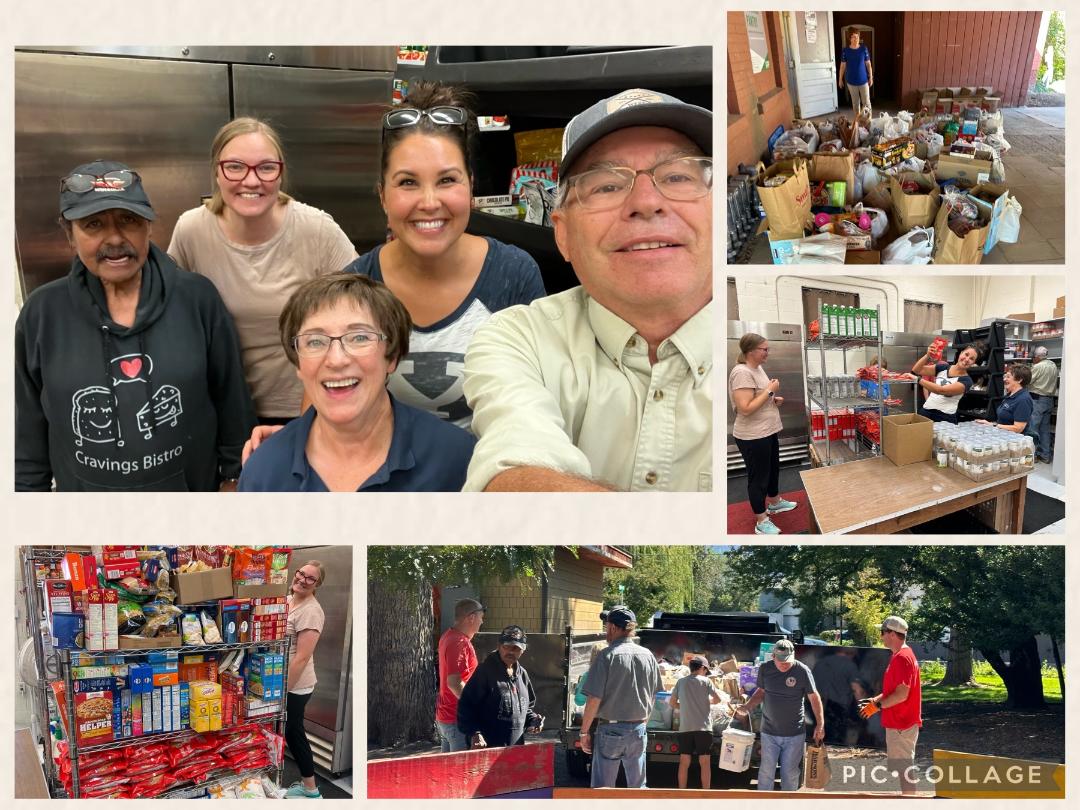 LDS Murray West & Murray North Stakes Stock Pantry with 5000+ pounds Food & Paper Goods Day of Service - 9/11 - 20+ Volunteers
